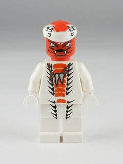 Lego Ninjago Snappa Red White Snake Minifigure 9442 9564 njo035 