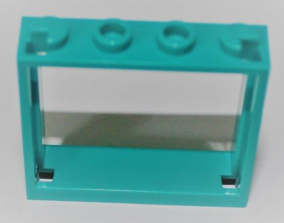 Lego Frame Window 1x4x3 Part 60594 pack of 2 in blue New Ref:83 