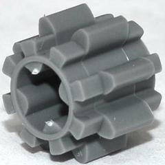 Lego 6x Technic Gear 8 TEETH Dark Grey 10928 Type 2