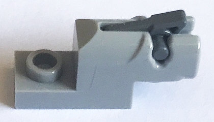 QTY 10 Light Bluish Gray Projectile Launcher 1 x 2 LEGO Parts No 15403