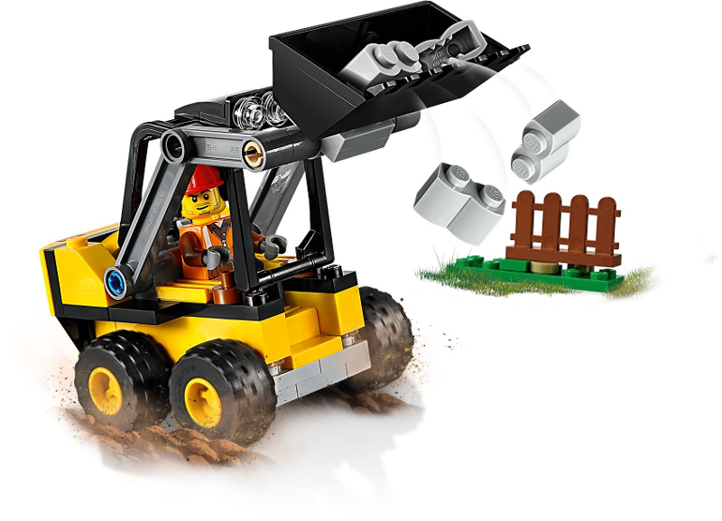 LEGO City Great Vehicles Construction Loader 60219 Building Kit New 2019 88 Piece 