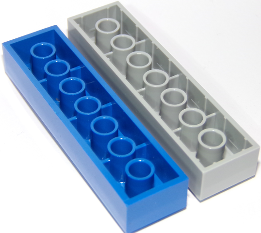 LEGO 10 x Basisstein 2x8 weiß white basic brick 3007 300701 6033776 