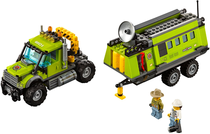 Lego City STICKER SHEET ONLY for Lego set 60124 Volcano Exploration Base