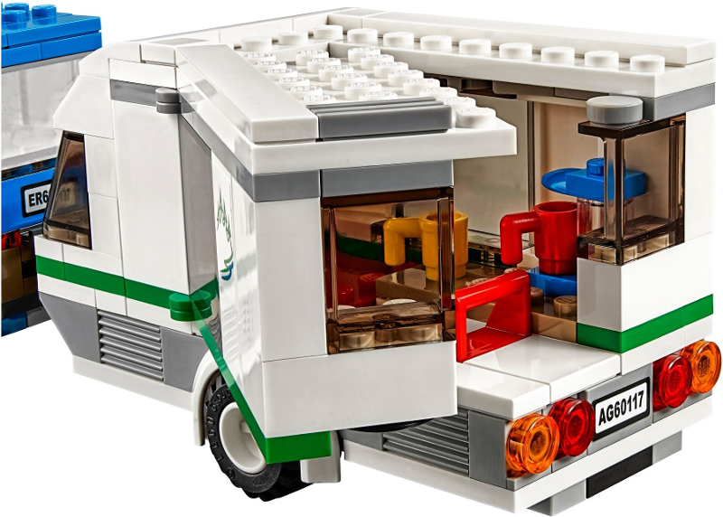 Set 60117-1 : Lego Van \u0026 Caravan 