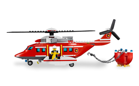 Booth Manga Ny ankomst Fire Helicopter : Set 7206-1 | BrickLink