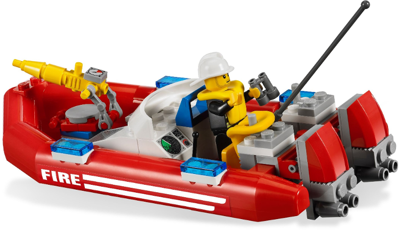 7213 LEGO City Off-Road Fire Truck & Fireboat for sale online 