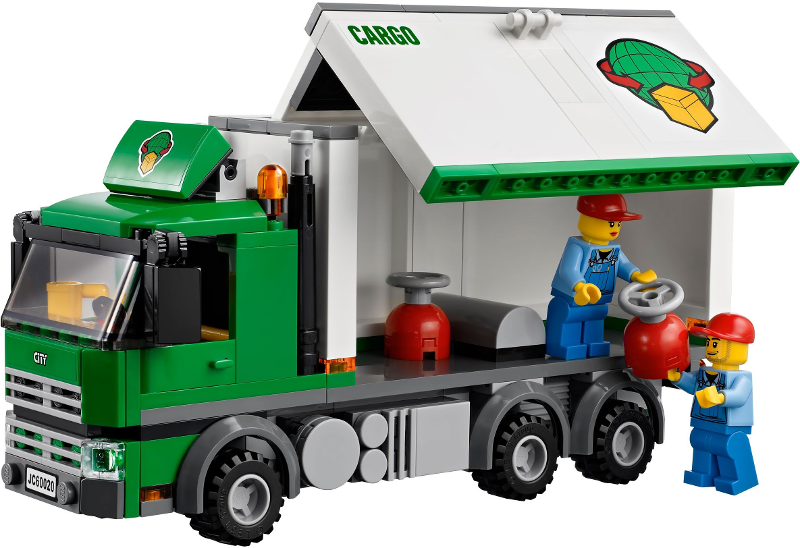 LEGO 60020 City Traffic: Cargo Truck STICKER SHEET 
