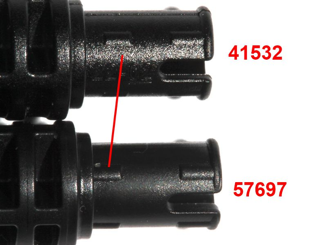 41532 ,10 parts Lego black hinge cylinder 1x3 locking with 1 finger and pin