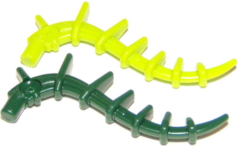 Lego 2 Stück Bionicle Rückgrat/ Pflanze/ Alge Schwarz Nr 55236 