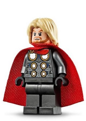 Bagged LEGO Super Heroes Thor Pearl Dark Gray Legs Minifigure from 76152 