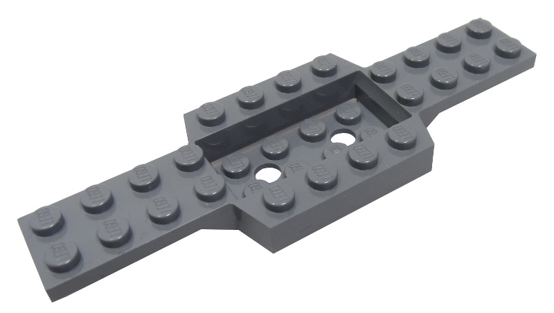 Lego 1 chassis de voiture Car base dark bluish gray 12x4 4x12 x 2/3 ref 52036 