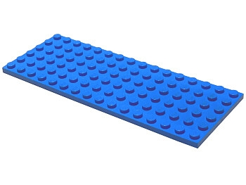 LEGO® 1Stk Platte Basic 6x16 blau 3027 