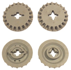 Lego Technic Gear Parts Pieces Tan Bevel 20 Tooth x 4pce Set 32198 *FREE P&P* 
