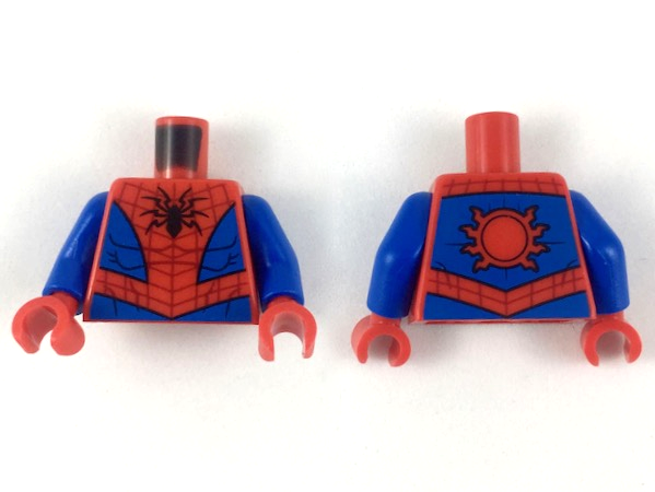 Patch Spiderman 65mm red/blue 1pcs