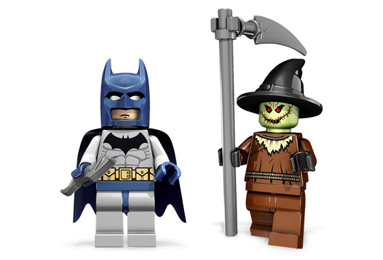 Scarecrow bat016 7786 LEGO original Glow in the Dark Head from Batman 7785 