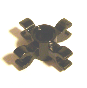 Lego Brick 90202 Black Technic Pin Connector Round with 4 Clips 