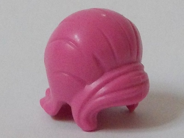 Lego New Dark Pink Minifigure Hair Female Beehive Style Sideways Fringe Piece