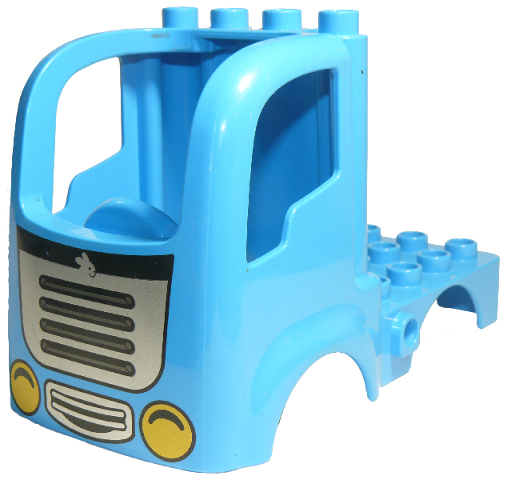 Duplo Car Body Truck 4 x 4 Flatbed with 4 Top Studs with Duplo Car Body Truck 4 x 4 Flatbed with 4 Top Studs with