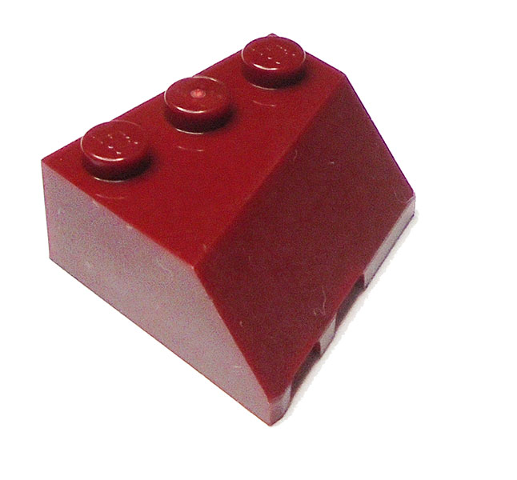 Lego 10 x keilstein alas derecha rojo red wedge 4x2 triple right 43711