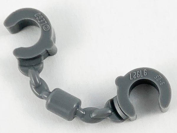 LEGO 30 x Handschellen neuhell grau Light Bluish Gray Utensil Handcuffs 61482 