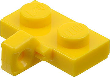 4x Charnière hinge plate plaque 1x2 locking jaune/yellow 44567 NEUF Lego 
