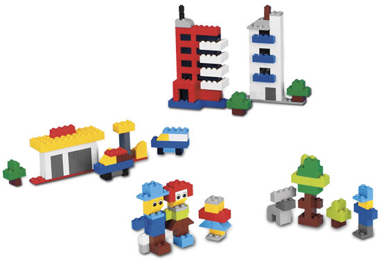 Lego 4 x Stein 6112 neu hellgrau 1x12 