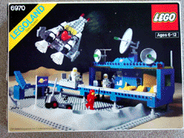 Vintage Lego Legoland Space System Beta-1 Command Base 6970 w/ Box  Incomplete