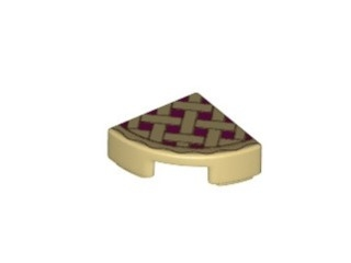 LEGO 1 x 1 Lattice Pie Quarters x 8 Pattern Tile for Minifig On 2 Lego Tiles C05 