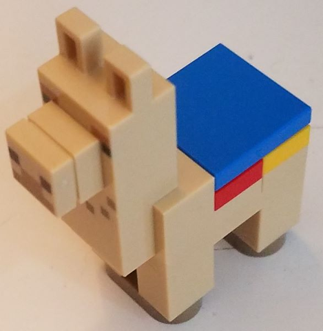 Lego Llama Minifig x 1 Tan Size 3cm x 2m x 1cm 