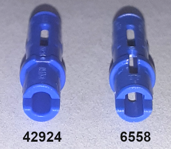 Lego Technik Technic 50 x Verbinder Pins #6558 lang blau NEUWARE