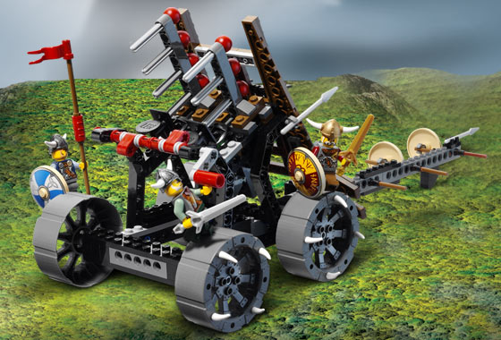 Army of Vikings with Heavy Artillery Wagon : Set 7020-1 | BrickLink
