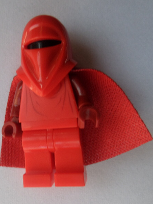 Lego Star Wars Royal Guard Minifig Black Hands Red Cape Crimson Protector 2006 
