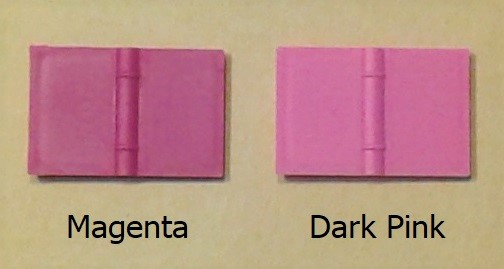 NEW LEGO  Minifigure Utensil Book 2 x 3 Hot Pink/Magenta  Friends Scala 