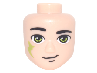 Mini Doll, Head Friends Male Large with Lime Eyes, Slight