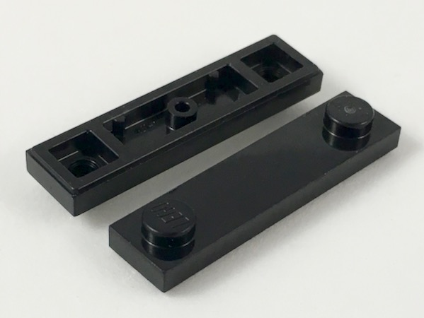 Lego 10 Winkel/Konverter 1x2-1x2 99780 in schwarz aus 10253 75211 10233 10235 