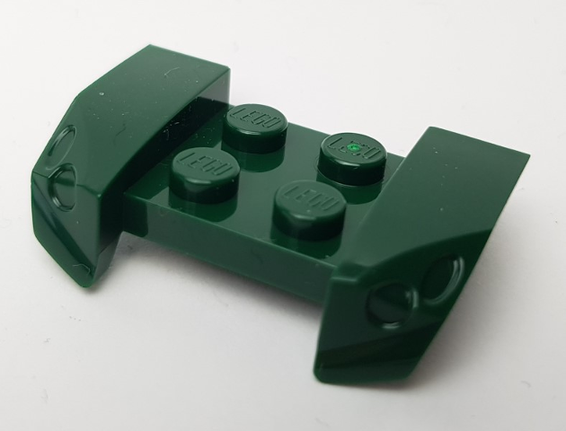 BrickLink - Part 44674 : LEGO Vehicle, Mudguard 2 x 4 with 