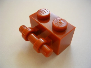 LEGO 30236 Qty 2 Brick 1x2 Horizontal Shaft Bar Holder Side Choose Your Color 