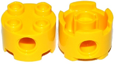 Brick, Round 2 x 2 with Pin Holes : Part 17485 | BrickLink