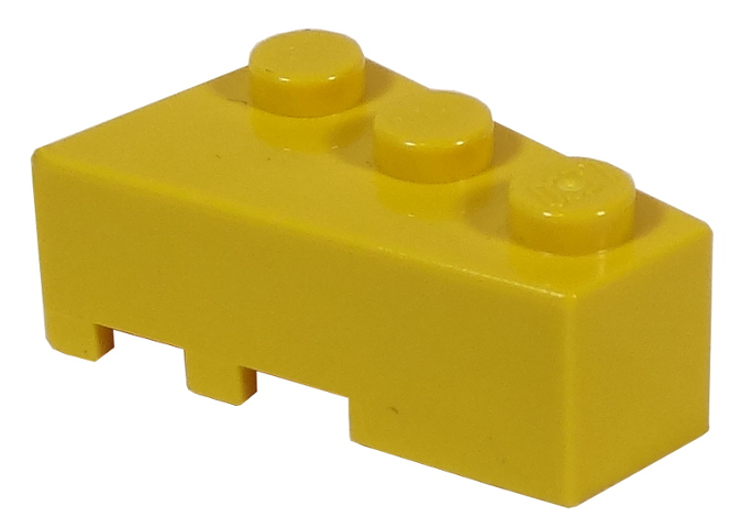 Lego 6564 6565-4 nuevas piezas de bloques de cuña 3x2 Gris Claro izquierda & derecho 