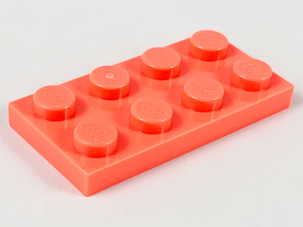 20X Lego® 3020 Platten Plate 2X4 Rot Red 302021 