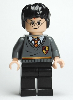 LEGO Genuine Harry Potter Gryffindor Stripe and Shield Torso Minifig Minifigure 