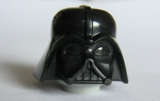 Lego casco darth vader en negro para minifigura figura 30368 Star Wars nuevo 