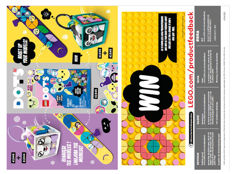 LEGO DOTS: Neon Tiger Bracelet & Bag Tag (41945) for sale online