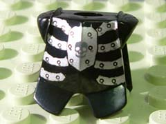 Minifigure Armor Breastplate with Leg Protection with