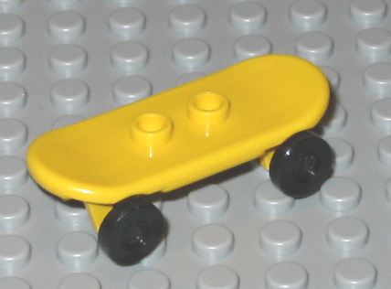 File 42511 New Lego 1x Minifig Utensil Skate Skateboard Wheel Wheel Green Lime 