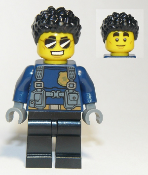 Authentic Duke Detain Lego Minifigure With Mini Police Station Official 