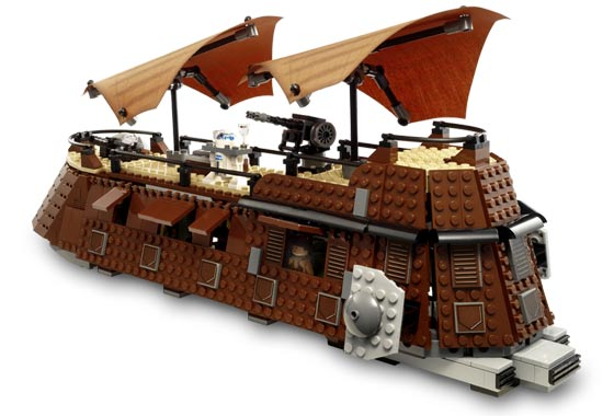Jabba's Sail Barge Precut Custom Replacement Stickers for Lego Set 6210 2006 