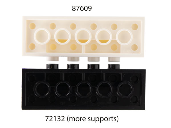 Lego 87609 Naranja 2x6 con pernos de 4 del lado x2 Post descuento en muy buena condición 