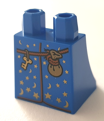 Lower Body, Skirt with Wizard Robe with Gold Stars and Moons Lower Body, Skirt with Wizard Robe with Gold Stars and Moons