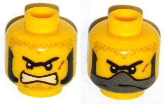 BrickLink - Part 3626bpb0444 : LEGO Minifigure, Head Dual Sided
